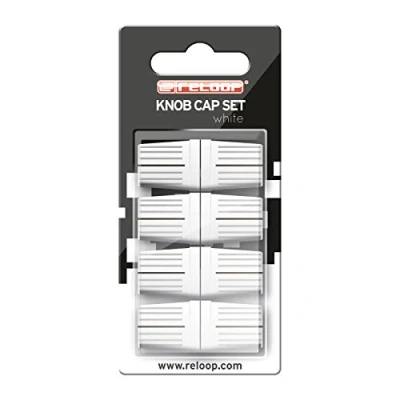 Abbildung von Reloop Knob Cap Set white 8 Caps, Gummierung für mehr Grip, kompatibel mit vielen DJ Mixern und Controllern, weiß
