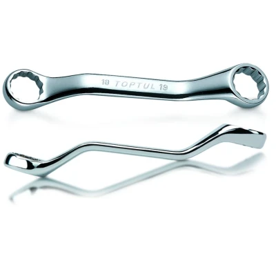 Abbildung von Ringschlüssel TOPTUL 18x19 mm kurz 45 Grad abgewinkelt