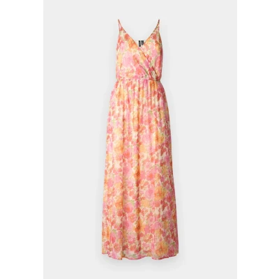 Abbildung von Vero Moda Vmsmilla Singlet WRAP Ankle Dress Maxikleid, Damen, Größe: Small, Birch