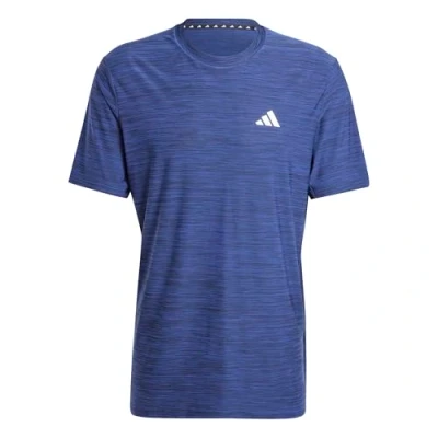Abbildung von adidas Herren Train Essentials Stretch Training Tee, Dark Blue/Black/White, S Tall