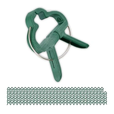 Abbildung von relaxdays Gartenpflege Set Große Pflanzenclips im 120er