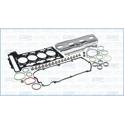 Abbildung von AJUSA 52291700 Dichtungssatz, Zylinderkopf MULTILAYER STEEL MINI: Schrägheck, Clubman, Cabrio, PEUGEOT: RCZ Coupe, 308 I CC