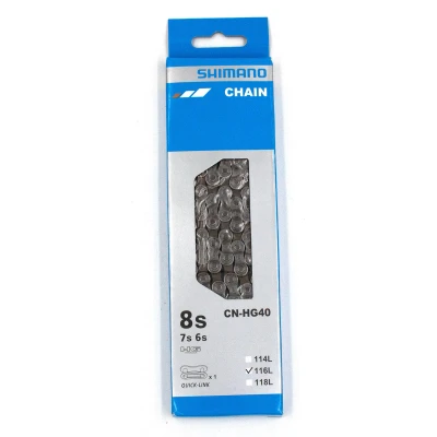 Abbildung von Kette 6/7/8 fach Shimano CNHG40 mit Quick Link 116 Glieder