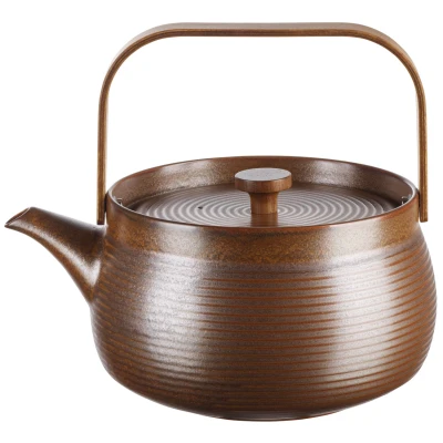 Abbildung von ASA kitchen&#039;art Teekanne mit Holzgriff brown 1,5l