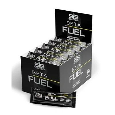 Abbildung von Science in Sport BETA Fuel Riegel 20 x 60g Zitrone Vegane Energieriegel mit 45g Kohlenhydrate, Leckere Kohlenhydrate als ideale Energielieferanten für das Power Training