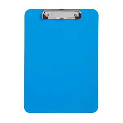 Abbildung von wenco Klemmbrett, DIN A4, Polystyrol (PS), Blau, 730693