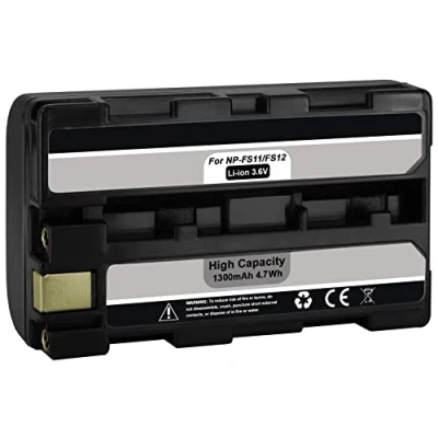 Abbildung von Ersatz Akku NP FS11 kompatibel mit Sony DCR IP220, IP5, IP5E, IP55, IP55E, IP7BT, IP7E