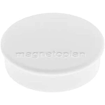 Abbildung von Magnetoplan Magnet Discofix Hobby 1664500 25mm weiß 10 Stück