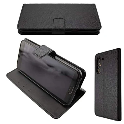 Abbildung von caseroxx Handy Hülle Tasche kompatibel mit Doro 8080/8062 Bookstyle Case Wallet in schwarz
