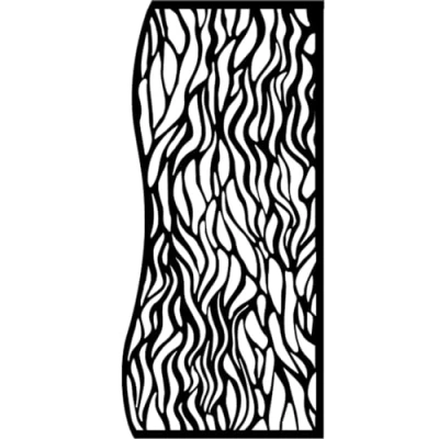 Abbildung von Stamperia Sea Land Thick Stencil 12x25cm Waves (KSTDL89)
