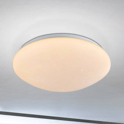 Abbildung von Globo LED Deckenleuchte, Leuchtmittel fest verbaut, Warmweiß, Farbwechsel, RGB Decken Leuchte Schlaf Zimmer Sternen Himmel Effekt Lampe