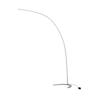 Abbildung von Lindby LED Stehleuchte Danua, silber, Metall, Höhe 200cm