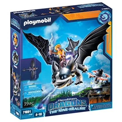 Abbildung von Playmobil® Konstruktions Spielset Dragons: The Nine Realms Thunder &amp; Tom (71081), (39 St), Made in Germany
