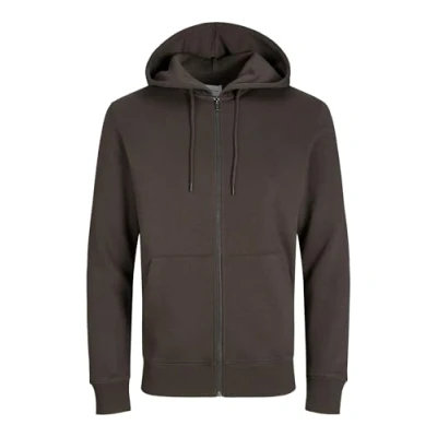 Abbildung von Jack &amp; Jones Jjestar Basic HOOD NOOS Sweatjacke, Herren, Größe: Medium, Mulch