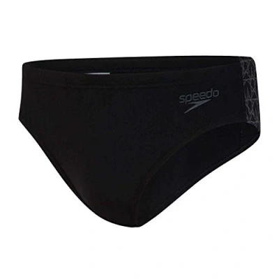 Abbildung von Speedo Herren Badehose BoomStar Splice 7 cm, Black/Oxid Grey, 26, 812420