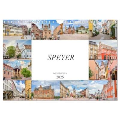 Abbildung von Speyer Impressionen (Wandkalender 2025 DIN A4 quer), CALVENDO Monatskalender