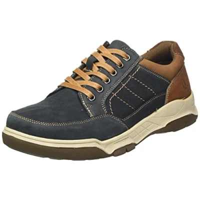 Abbildung von Hush Puppies Herren Finley Sneaker, Navy, 44.5 EU