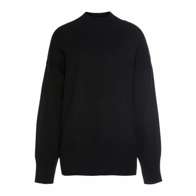 Abbildung von Lascana Stehkragenpullover Strickpullover, Damen, Größe: 32/34, Schwarz