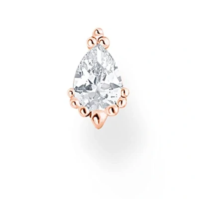 Abbildung von Thomas Sabo Einzel Ohrstecker Eiskristall vergoldetes Silber H2259 416 14