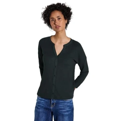Abbildung von STREET ONE Damen A322905 Tunika Jacke mit Struktur, Hunter Green, 38