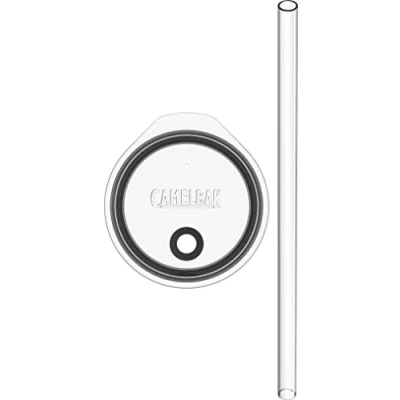 Abbildung von CAMELBAK Unisex Erwachsene Tumbler Medium Strohhalm, Clear/Black, M