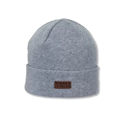 Abbildung von Sterntaler Unisex Kinder Mütze Baby Beanie Fleece, hellgrau, 51