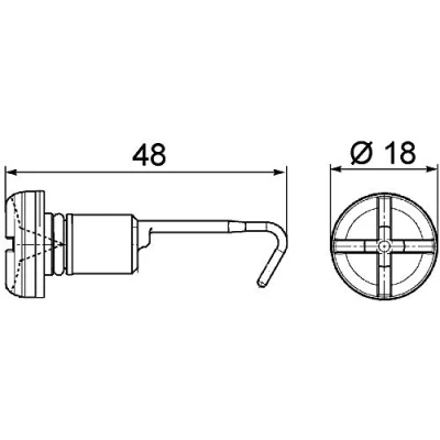 Abbildung von MAHLE ORIGINAL CRX 49 000P Schraube, Kühlerverschluß