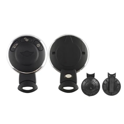 Abbildung von 3 Tasten Ersatz Auto Fernbedienung Shell Case Fob für BMW Mini Cooper R56 Smart Key Cover mit Klinge Schlüsselanhänger Gehäuse Schlüssel Lock Autozubehör