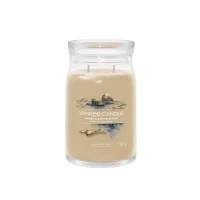Abbildung von Yankee Candle Signature Large JAR Amber &amp; Sandalwood Duftkerze, Größe: 569 g, Brown