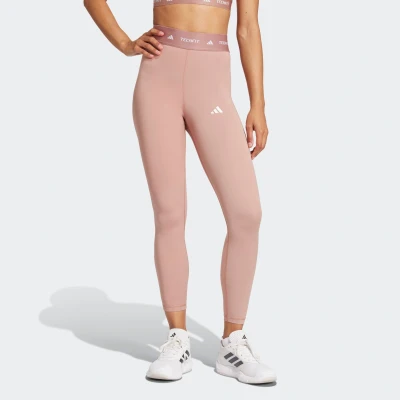 Abbildung von adidas Damen Techfit 7/8 Leggings, warm Clay, XL