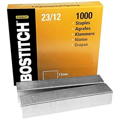 Abbildung von Bostitch 23 12 1M Heftklammern für HD 12F/HD 23L17/B310HDS Größe x mm, Menge 1000 Stück