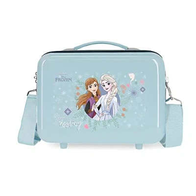 Abbildung von Disney Frozen Own your destiny Anpassbarer Kulturbeutel mit blauem Schultergurt 29 x 21 15 cm starres ABS 9,14 l 0,6 kg