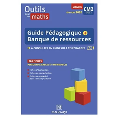 Abbildung von Outils pour les Maths CM2 (2020) Guide pédagogique papier + Banque de ressources à télécharger