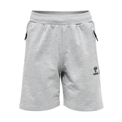 Abbildung von Hummel MOVE GRID kurze Sporthose für Kinder, Größe: 128, Grey melange