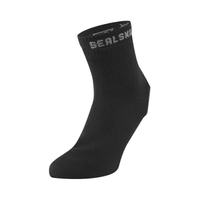 Abbildung von SEALSKINZ Thetford Fahrrad Übersocke, unisex, wasserdicht, Allwetter, schwarz, Größe S/M