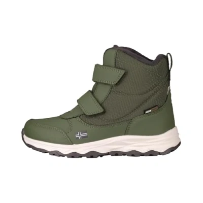 Abbildung von Trollkids wasserdichte Winterschuhe Wanderschuhe Hafjell, Moosgrün, Größe 29