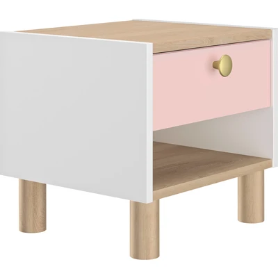Abbildung von Gami Nachttisch &quot;Romy&quot;, (1 St.), Elegantes Design für eine sanfte und feminine Atmosphäre.