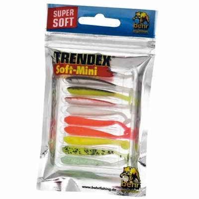 Abbildung von Behr Trendex Soft Mini Multi Color Mix 5cm Gummifisch
