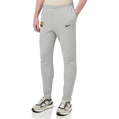Abbildung von Nike FC Barcellona DN3123 063 FCB M Nk Gfa FLC Pant Bb Cl Trousers Men&#039;s DK Grey Heather/Signal Blue/Black