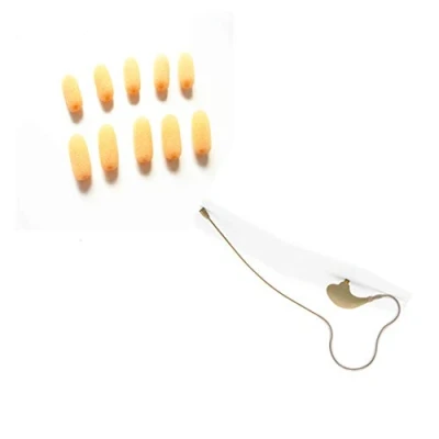Abbildung von LINHUIPAD 15 Stück Mini Lavalier Windschutz Mikrofon(winzig!) Windschutzscheibe aus Schaumstoff,kompatibel mit Countryman E6 und Anderen Headset Ansteckmikrofonen