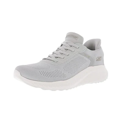 Abbildung von Skechers Damen Slip Ins: Bobs Squad Chaos Current Muse Walkingschuhe, Hellgrau, 37.5 EU