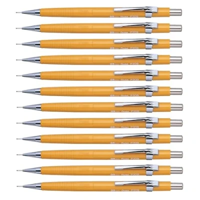 Abbildung von Pentel Sharp 200 P209 Druckbleistift, 0.9 mm, Härtegrad HB, gelb (12 Stück)