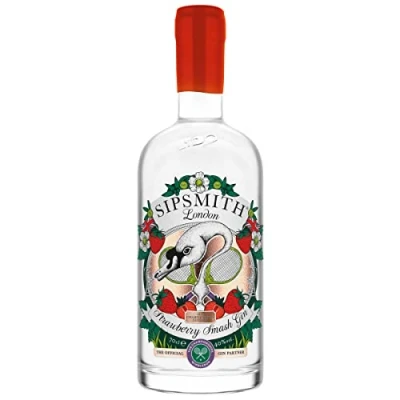 Abbildung von Sipsmith Strawberry Smash Gin I Wimbledon Championship Edition 2022 Frische Erdbeernoten, kombiniert mit leichtem Zitrus und Minzgeschmack 40% Vol 700ml Einzelflasche
