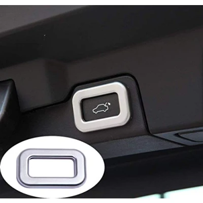 Abbildung von YIWANG ABS Chrom Kofferraum Tür Elektrisch Schalter Rahmen Verkleidung für Discovery 5, Sport, RangeRover Evoque, Vogue, Velar Zubehör
