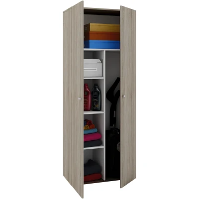 Abbildung von VCM Mehrzweckschrank Holz Besenschrank Staubsauger Putzschrank Vandol (1 St)