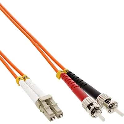 Abbildung von InLine 88504 LWL Duplex Kabel, LC/ST, 50/125µm, OM2, 0,5m