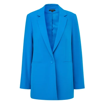 Abbildung von Comma Blusenblazer Longblazer aus Crêpe