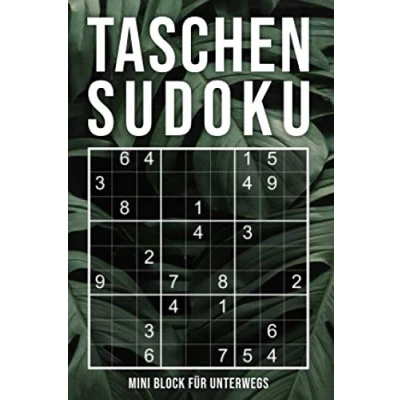 Abbildung von Taschen Sudoku Mini Block Für Unterwegs: schwierig sehr schwer Experte kleines Rätselbuch in A6 Format 162 extrem knifflige Rätsel mit Lösungen im Anhang