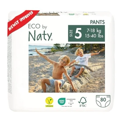 Abbildung von Naty Stoffwindeln Eco by Ökopants Größe 5 Monatspackung 80 Windelhöschen (180 St)