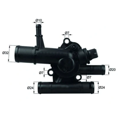 Abbildung von MAHLE ORIGINAL TI 217 89 Kühlwasserthermostat mit Dichtung RENAULT: Kangoo I, ESPACE 4, MASTER 2 Kasten, OPEL: Movano A Kastenwagen
